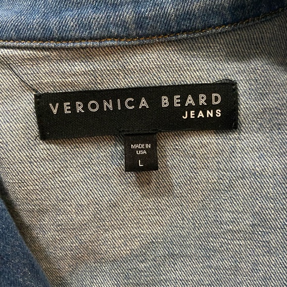 Veronica Beard Roz Drawstring Denim Jacket - Picture 13 of 15